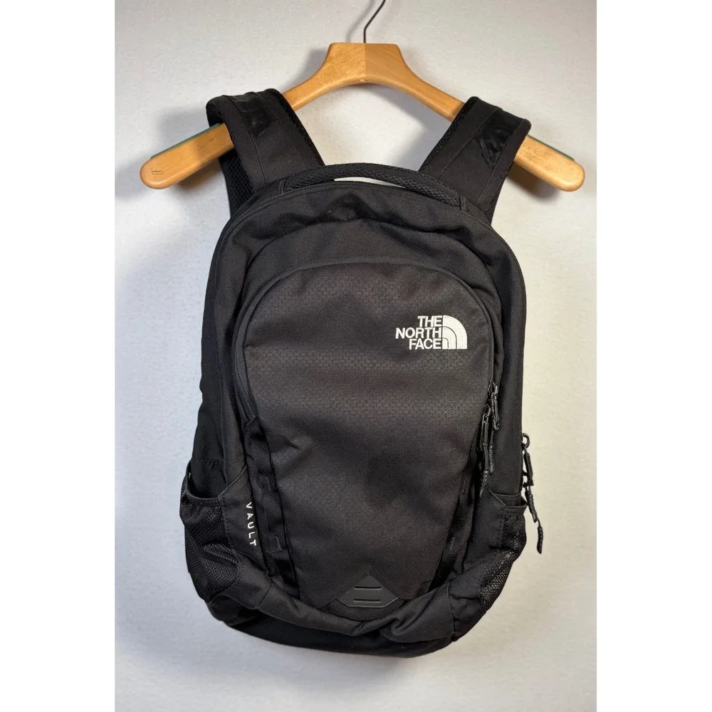 The North Face Vault Backpack Kids OS Black Good FlexVent Laptop School Bag